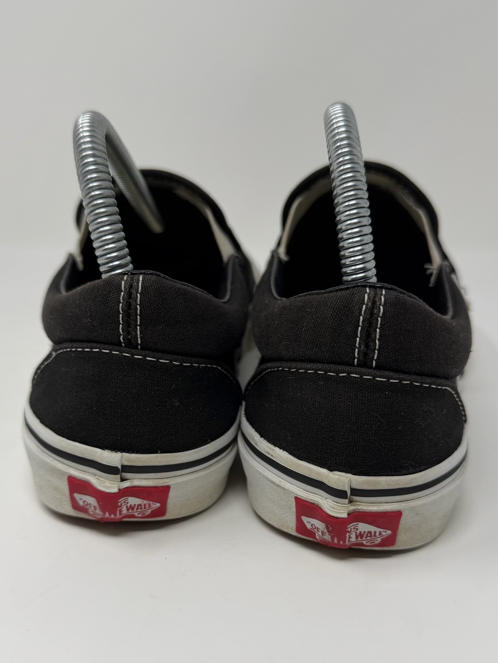 Vans Black Canvas Slip-On shoes - Picture 5 of 8
